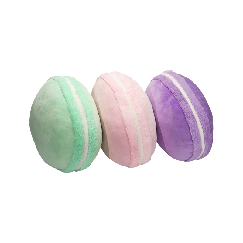 Macaron plyšové vankúše